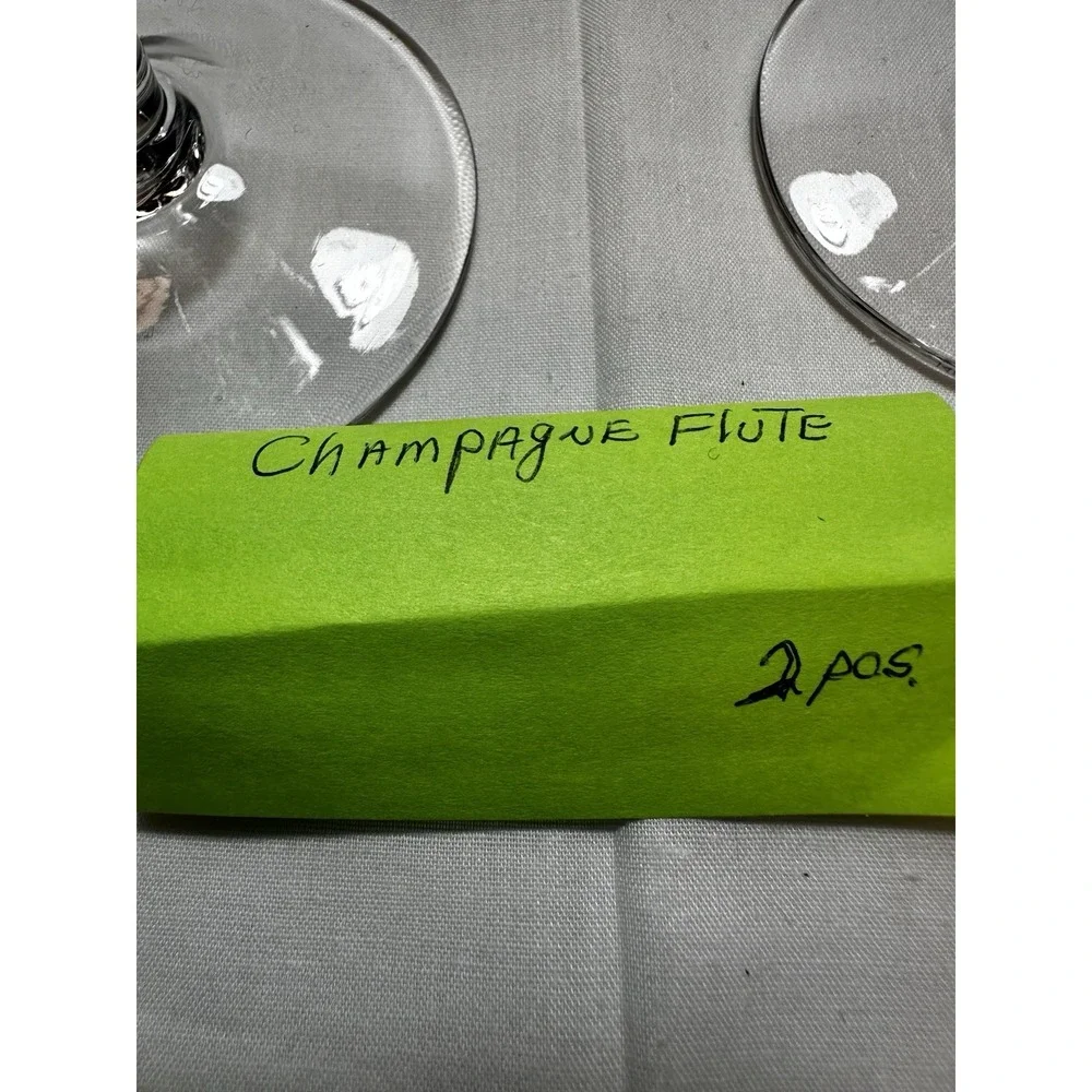 Noble Excellence 24% Lead Crystal Duchess‎ Champagne Flute 9 1/4